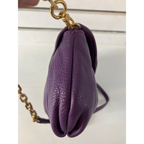 MARC BY MARC JACOBOS MINI PURPLE COW LEATHER CROSBODY BAG - Picture 4 of 16